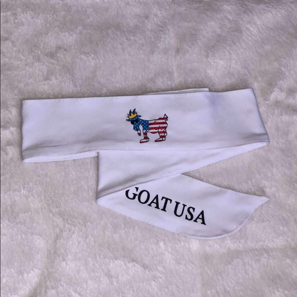 Goat tie headband